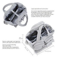 One Shoulder Mommy Bag Portable Waterproof Insulation Bag
