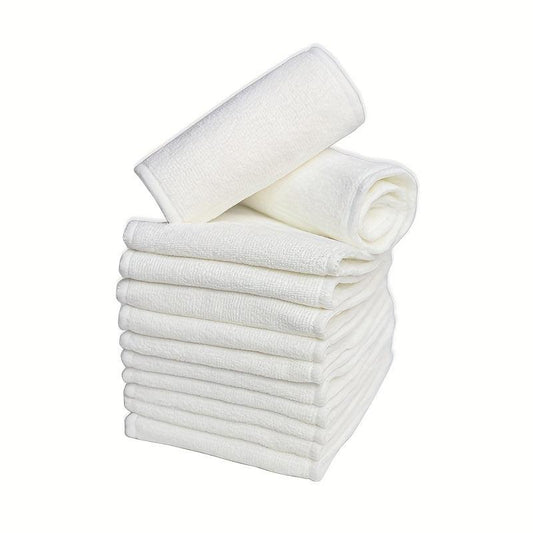 2pcs 3 Layers Microfiber Diaper Insert 4 Layers Bamboo Charcoal Insert
