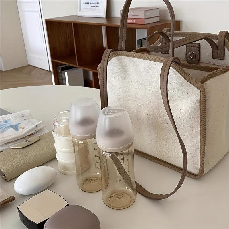 Mommy Bag Canvas Mother And Baby Bag Light Handbag Lunch Bag