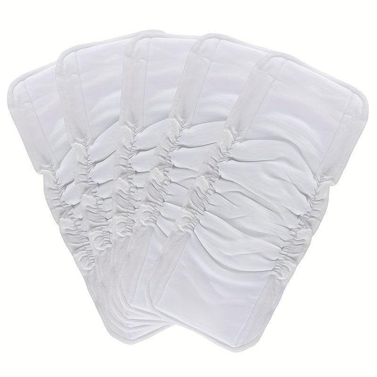 5pcs Bamboo Cotton Cloth Diaper Inserts 5 Layers