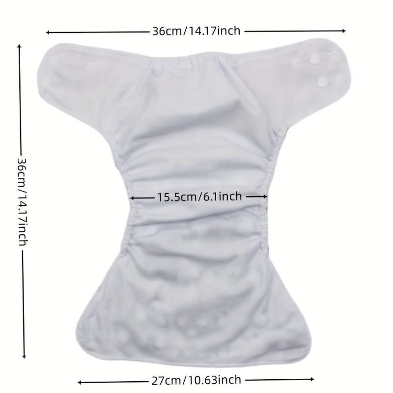 Deer Print Adjustable Reusable Baby Cloth Diaper