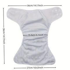 Deer Print Adjustable Reusable Baby Cloth Diaper