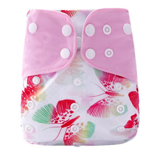 Waterproof Reusable Printed One Size Cloth Diaper