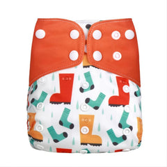 Waterproof Reusable Printed One Size Cloth Diaper