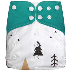 Waterproof Reusable Printed One Size Cloth Diaper
