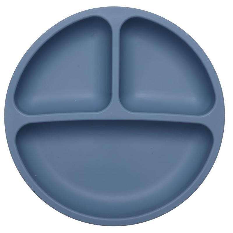 Safe Soft Silicone Baby Toddler Plate Dishwasher & Microwave Safe