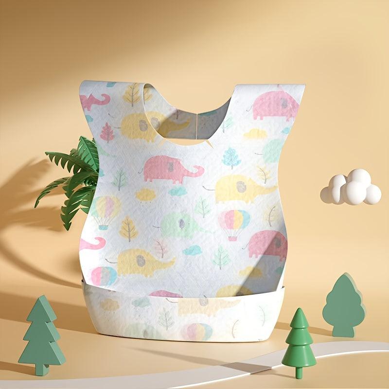 10pcs Disposable Baby Bibs Individually Packed
