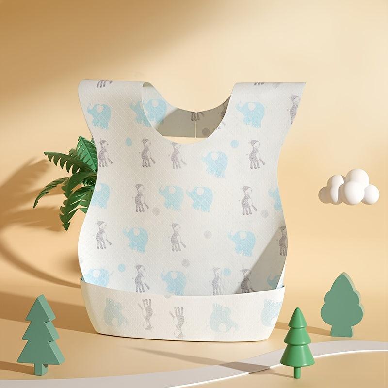 10pcs Disposable Baby Bibs Individually Packed