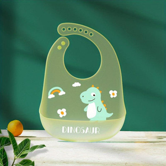 Baby Ultra Soft Silicone Feeding Bib Waterproof Bib