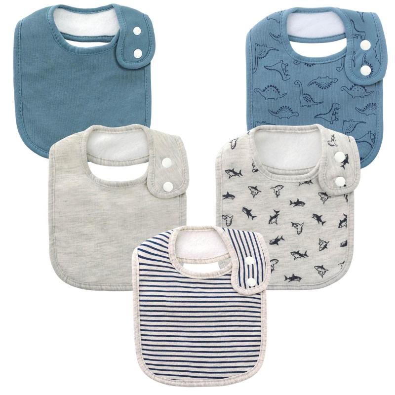 5 Pack Baby Bandana Drool Bibs, Soft & Absorbent, 0-36 Months