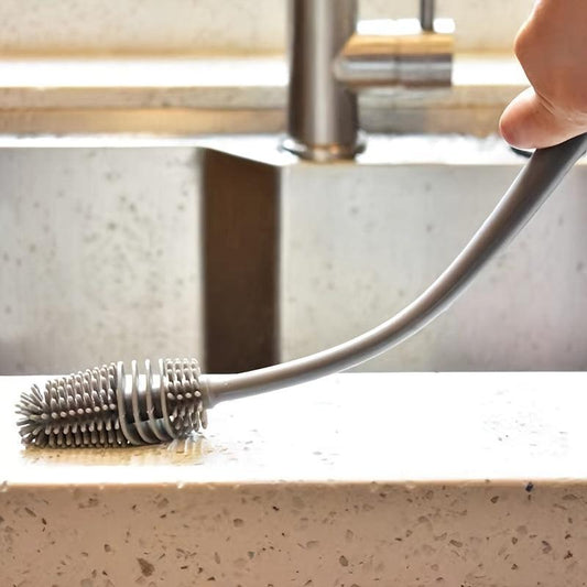 Long Handle Silicone Cup Brush - Household Cleaning Brush
