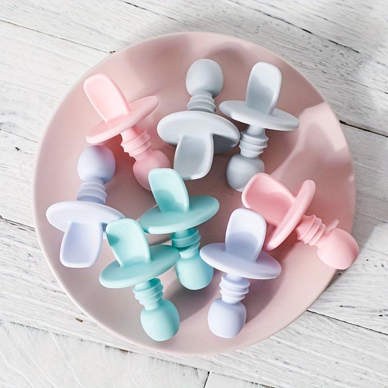 Kids Silicone Spoon for Meal Time Training