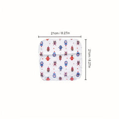 Cotton Nursing Towels Handkerchiefs Pack Of 8 Cotton Towels