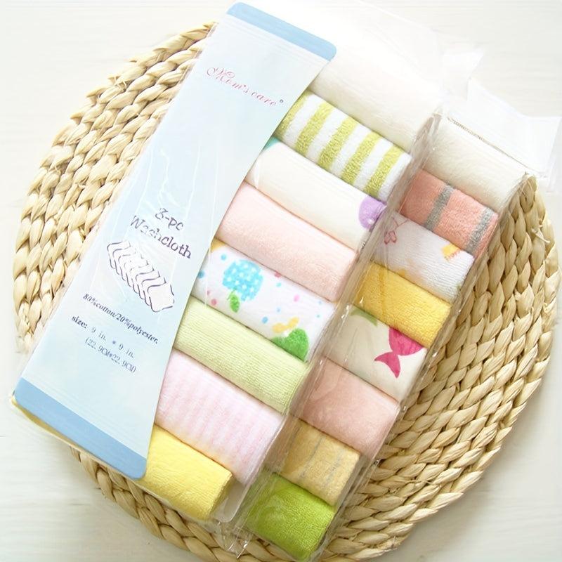 Cotton Nursing Towels Handkerchiefs Pack Of 8 Cotton Towels