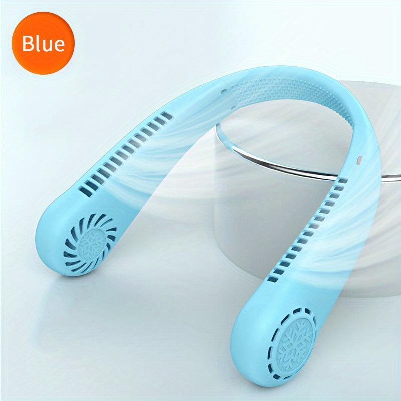 Portable Hanging Fan USB Charging No Blades No Mess