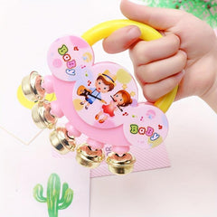 Delightful Baby Rattle Toy 0-1 Years Cartoon with Bell