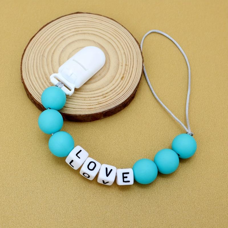 Personalized Dummy Clip for Baby - Customized Baby Pacifier Leash