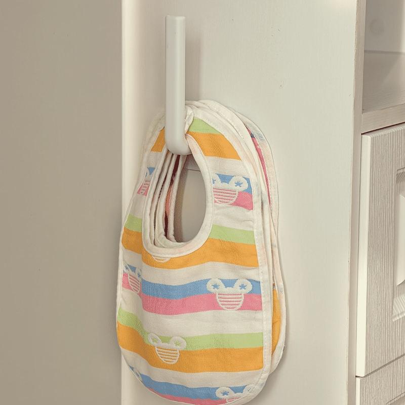 Adhesive Hooks Baby Bibs Towel Holder Key Hooks