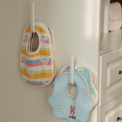 Adhesive Hooks Baby Bibs Towel Holder Key Hooks