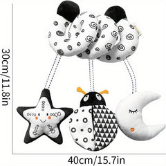 Hanging Toys For Crib Stroller Plush Toy Ladybug Rainbow Owl