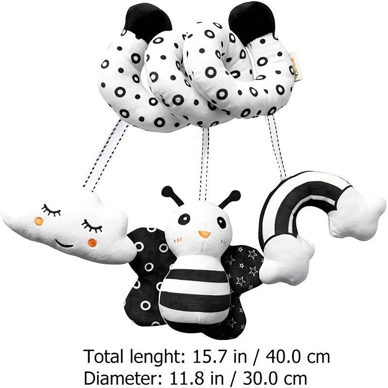 Hanging Toys For Crib Stroller Plush Toy Ladybug Rainbow Owl