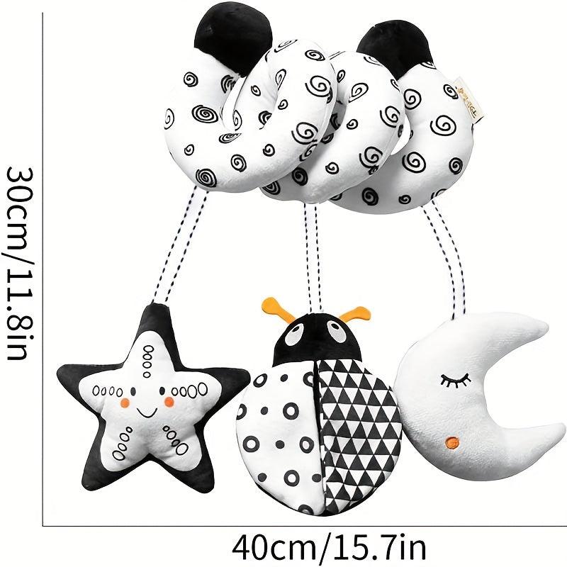 Hanging Toys For Crib Stroller Plush Toy Ladybug Rainbow Owl