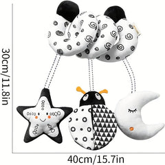 Hanging Toys For Crib Stroller Plush Toy Ladybug Rainbow Owl