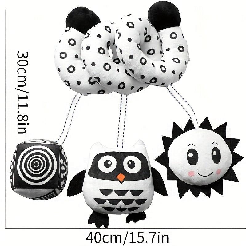 Hanging Toys For Crib Stroller Plush Toy Ladybug Rainbow Owl