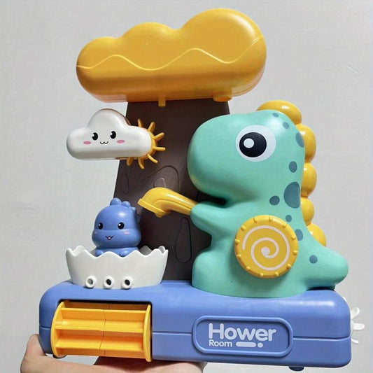 Baby Dinosaur Bath Toy with Music and Suction Cup