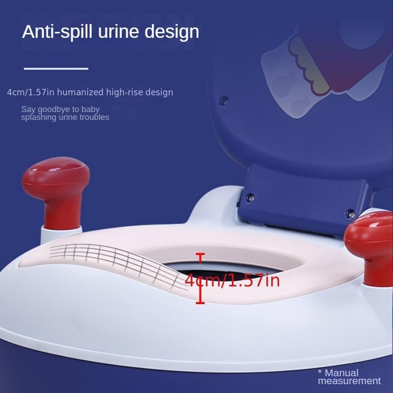 Rocket Pattern Toilet Potty for Boys and Girls Ages 8 Months to 6 Years