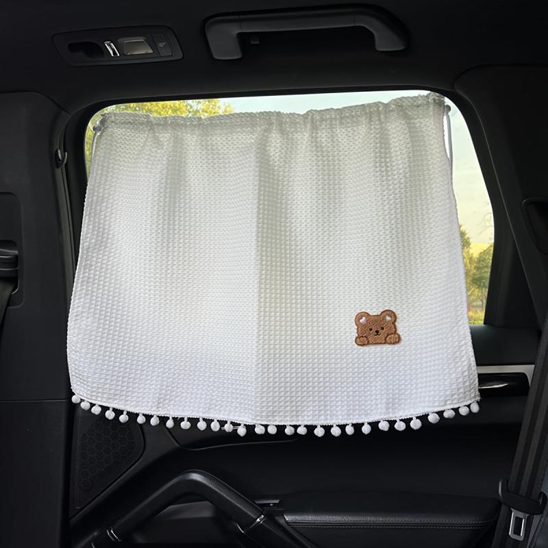 Adjustable Polyester Car Sun Shade Curtain with UV Protection