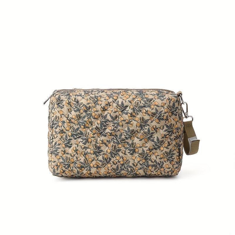 Floral Pattern Makeup Bag for Mom - Hand Wash - Stroller Accessory