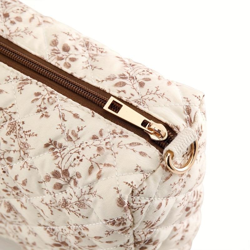 Floral Pattern Makeup Bag for Mom - Hand Wash - Stroller Accessory