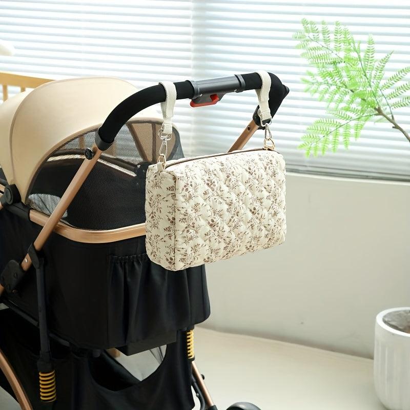Floral Pattern Makeup Bag for Mom - Hand Wash - Stroller Accessory