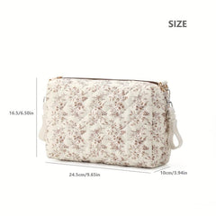 Floral Pattern Makeup Bag for Mom - Hand Wash - Stroller Accessory