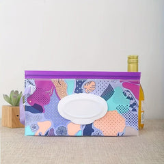 2pcs Reusable Wipes Container Travel Wet Wipe Holder