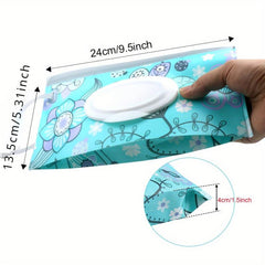 2pcs Reusable Wipes Container Travel Wet Wipe Holder