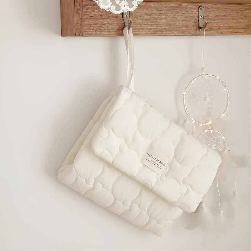 Large Stroller Compatible Diaper Bag Cloud Quilted Durable Polyester