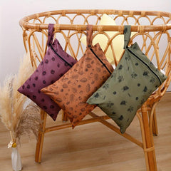3pcs Colorful Diaper Bag Set Large Capacity Portable & Durable Wet Bag