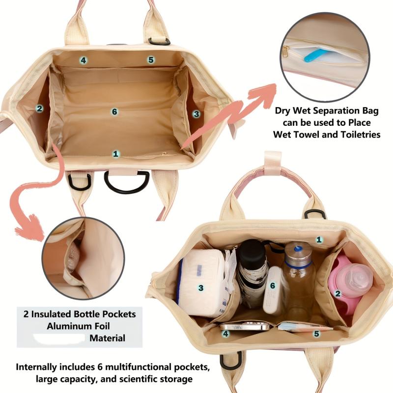 Lamorro Diaper Bag Tote Mini Organizer Multifunctional Nursery Storage Bin