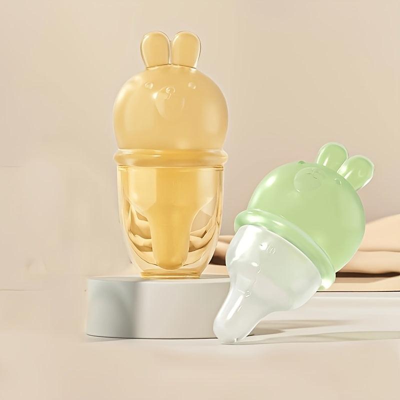 2pcs Silicone Baby Medicine and Water Feeder Cartoon Dropper