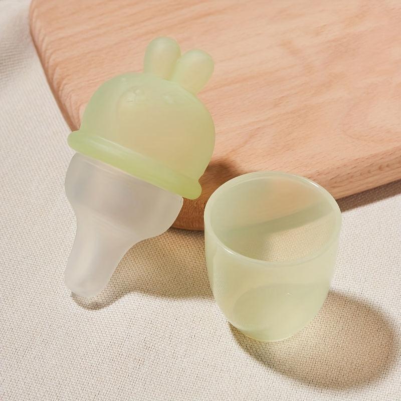 2pcs Silicone Baby Medicine and Water Feeder Cartoon Dropper