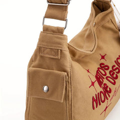 Red Letter Canvas Bag for Youngsters