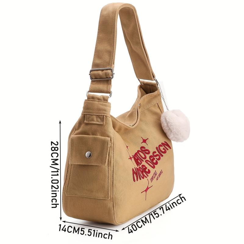 Red Letter Canvas Bag for Youngsters