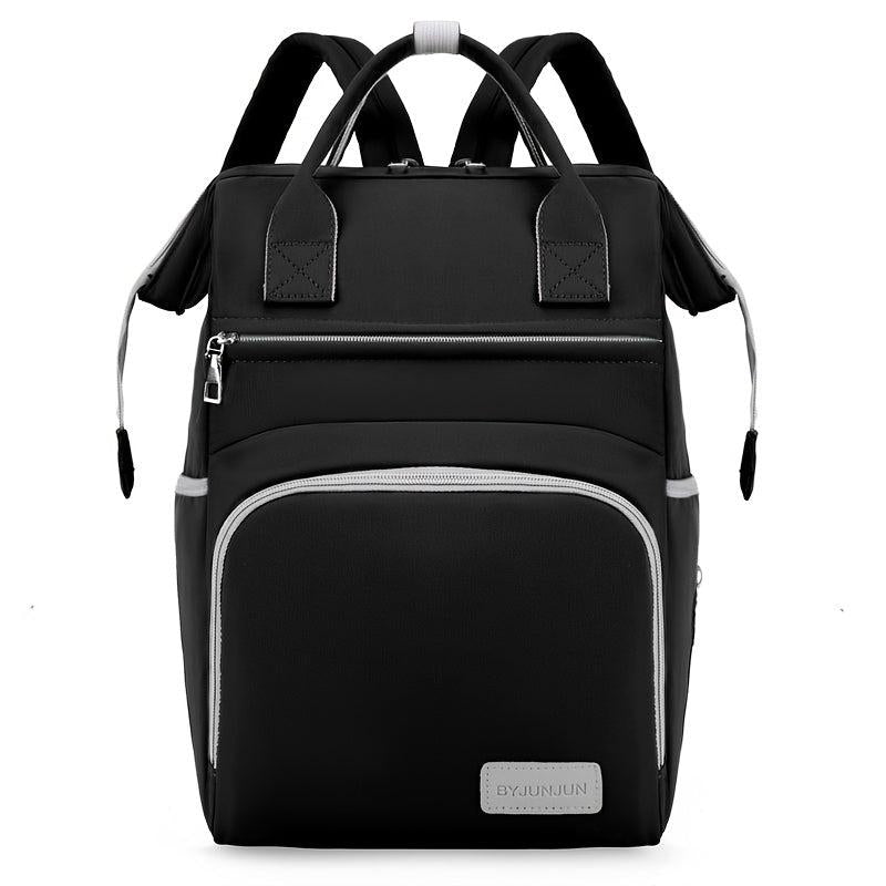Large Capacity Pink Mommy Bag Soft Shell Casual Daypack Backpack