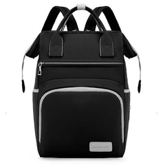 Large Capacity Pink Mommy Bag Soft Shell Casual Daypack Backpack