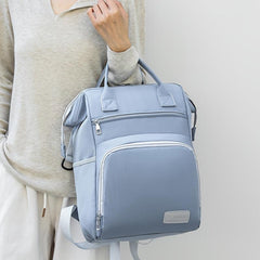 Large Capacity Pink Mommy Bag Soft Shell Casual Daypack Backpack