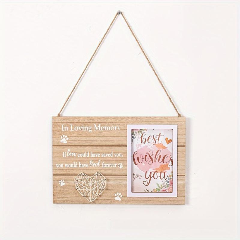 Wooden Picture Frame for Wall & Tabletop - Infants 0-3 Years