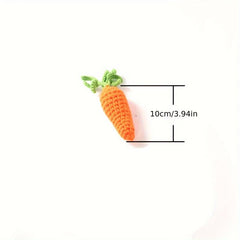 3-Piece Carrot Bunny Baby Photo Outfit