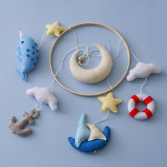 Ocean Themed Baby Mobile for Cognitive Development